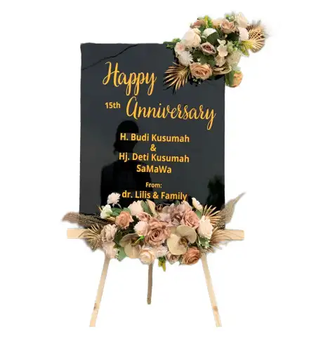 Papan Bunga Akrilik Pekunden