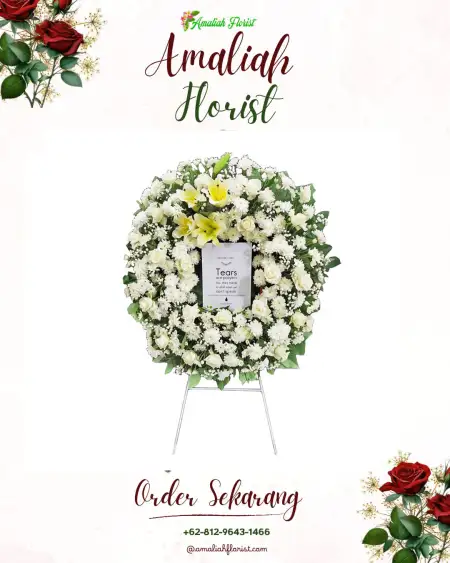 Krans Bunga Duka Pekunden